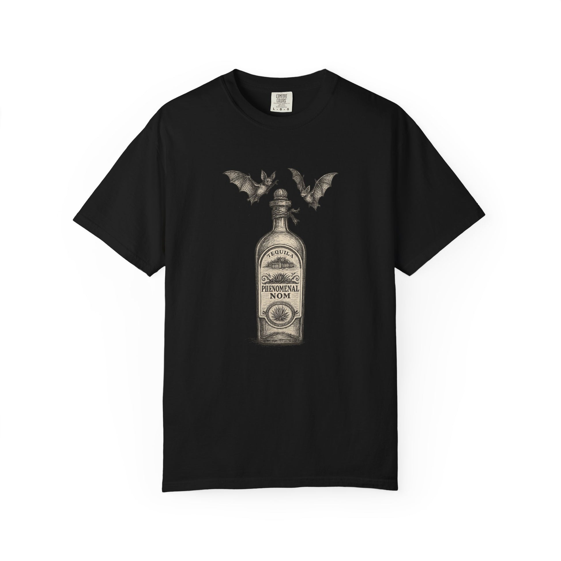 P NOM fort bottle with bats