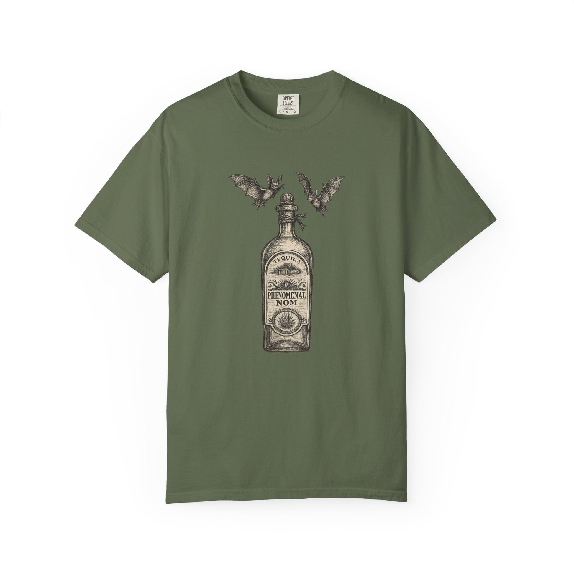 P NOM fort bottle with bats