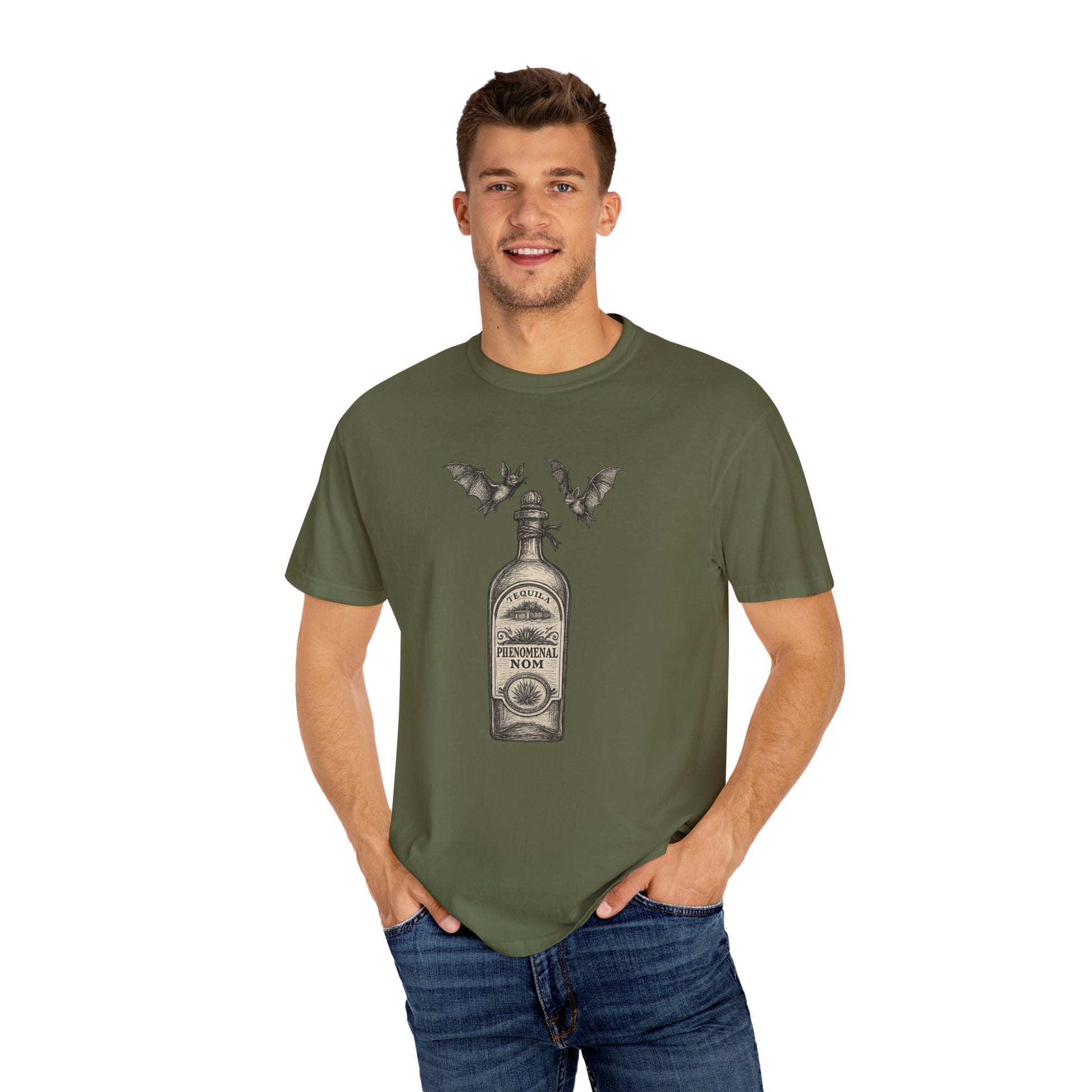 P NOM fort bottle with bats