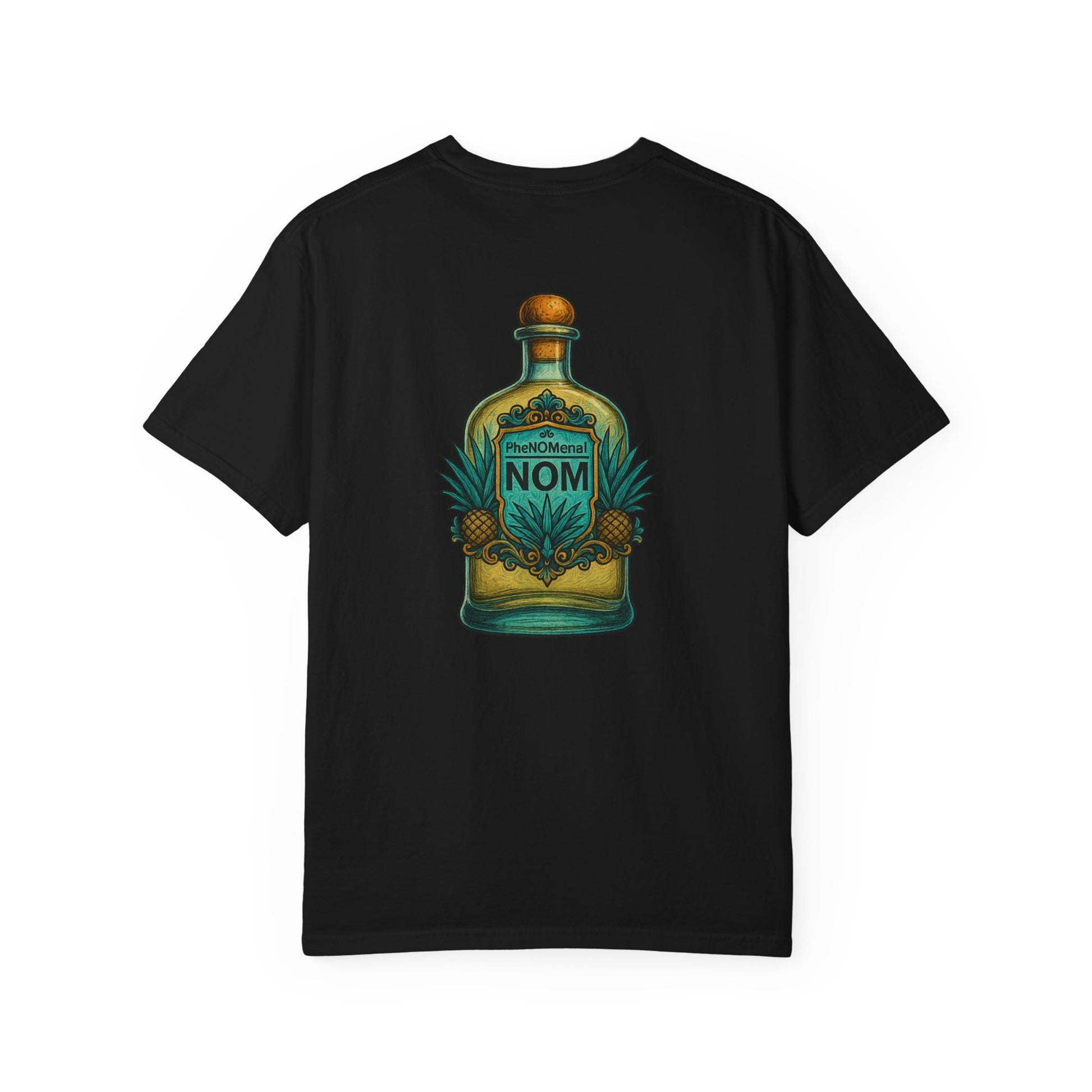 Hello tequila, bottle on back
