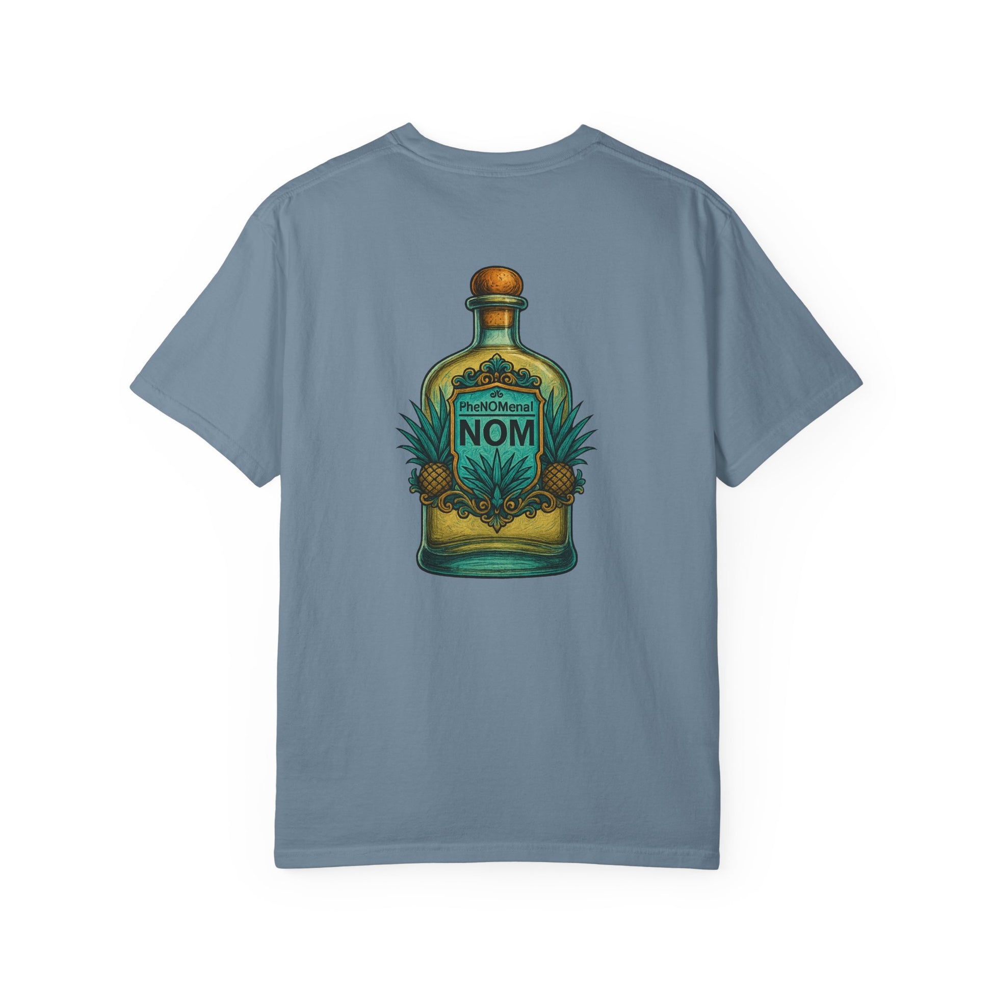 Hello tequila, bottle on back
