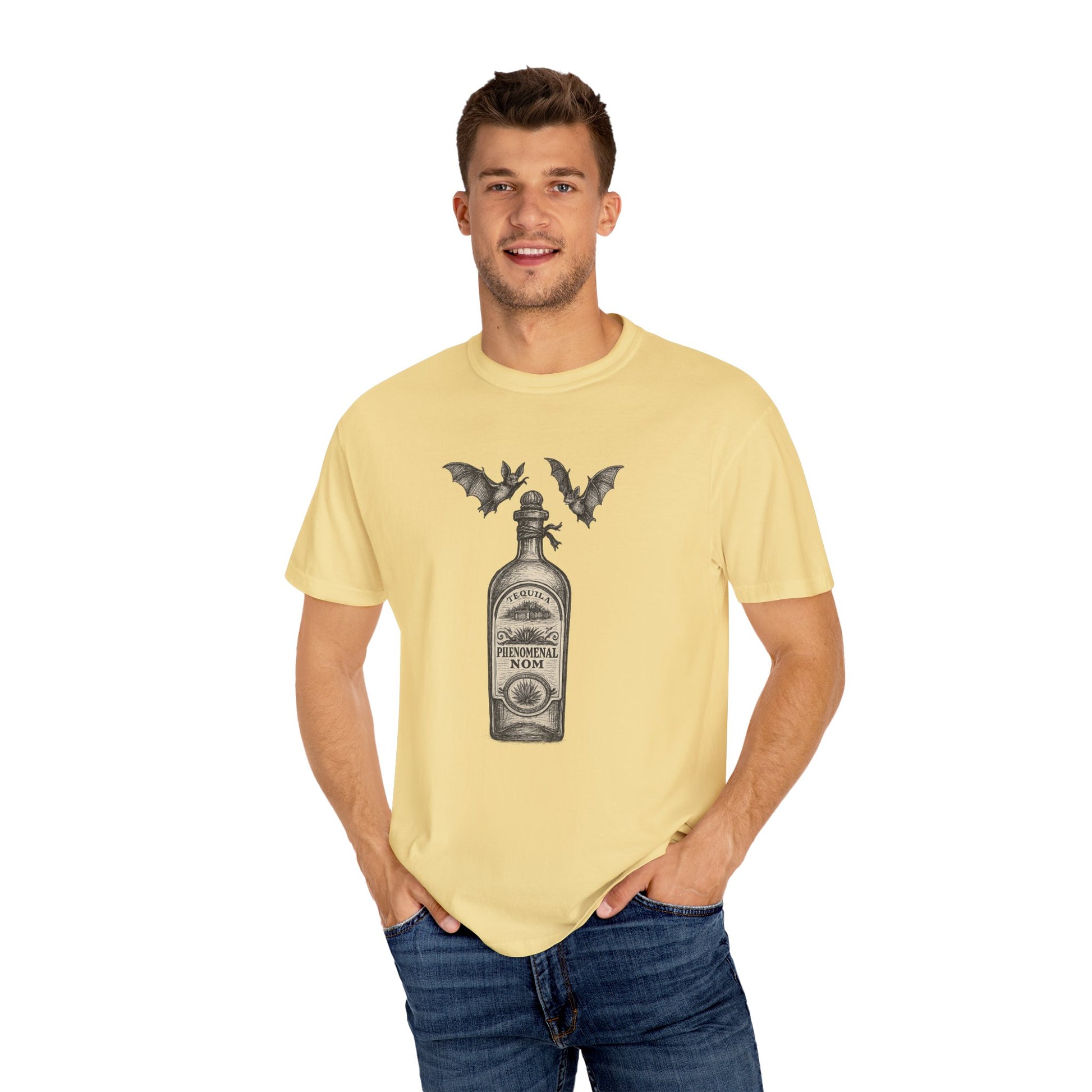 P NOM fort bottle with bats