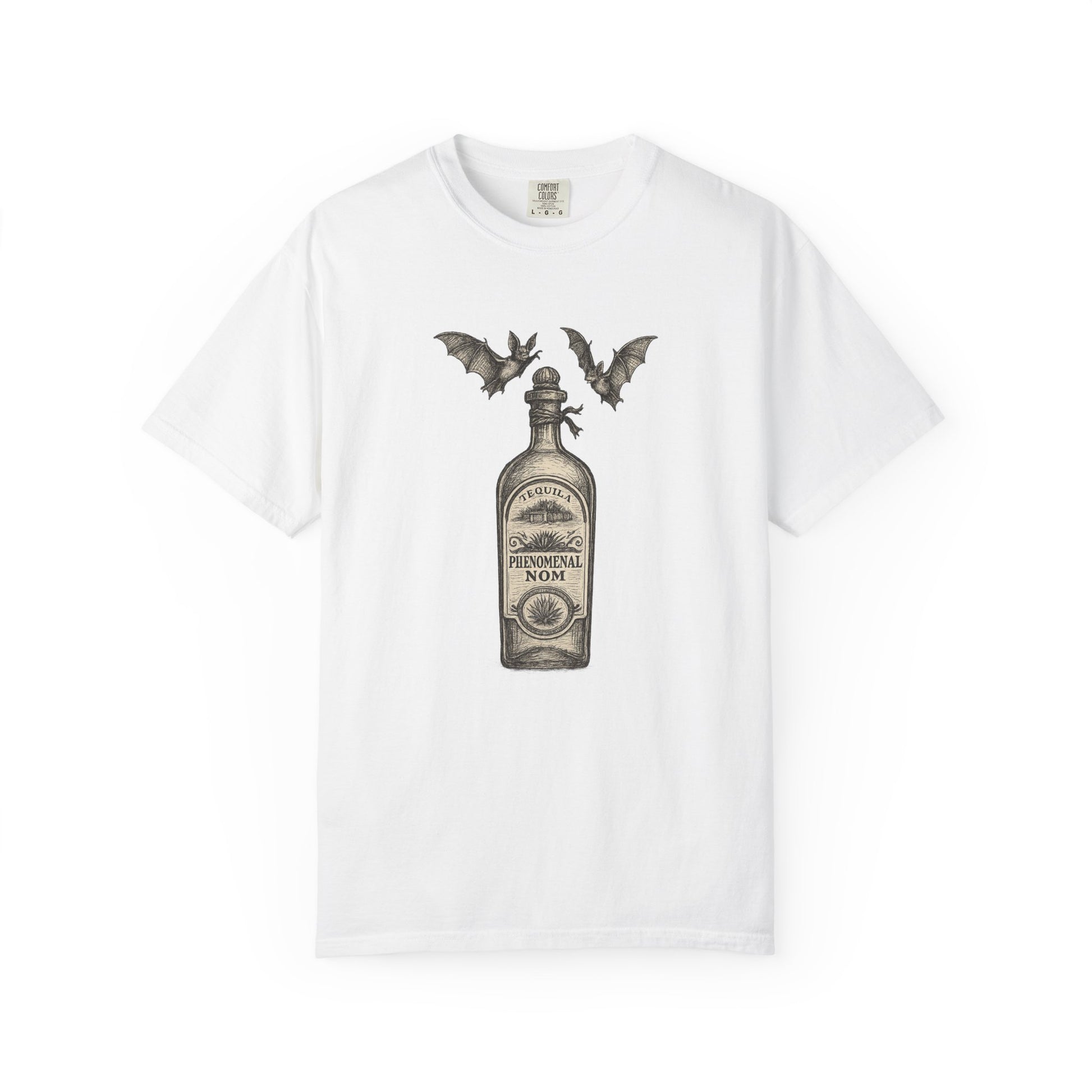 P NOM fort bottle with bats