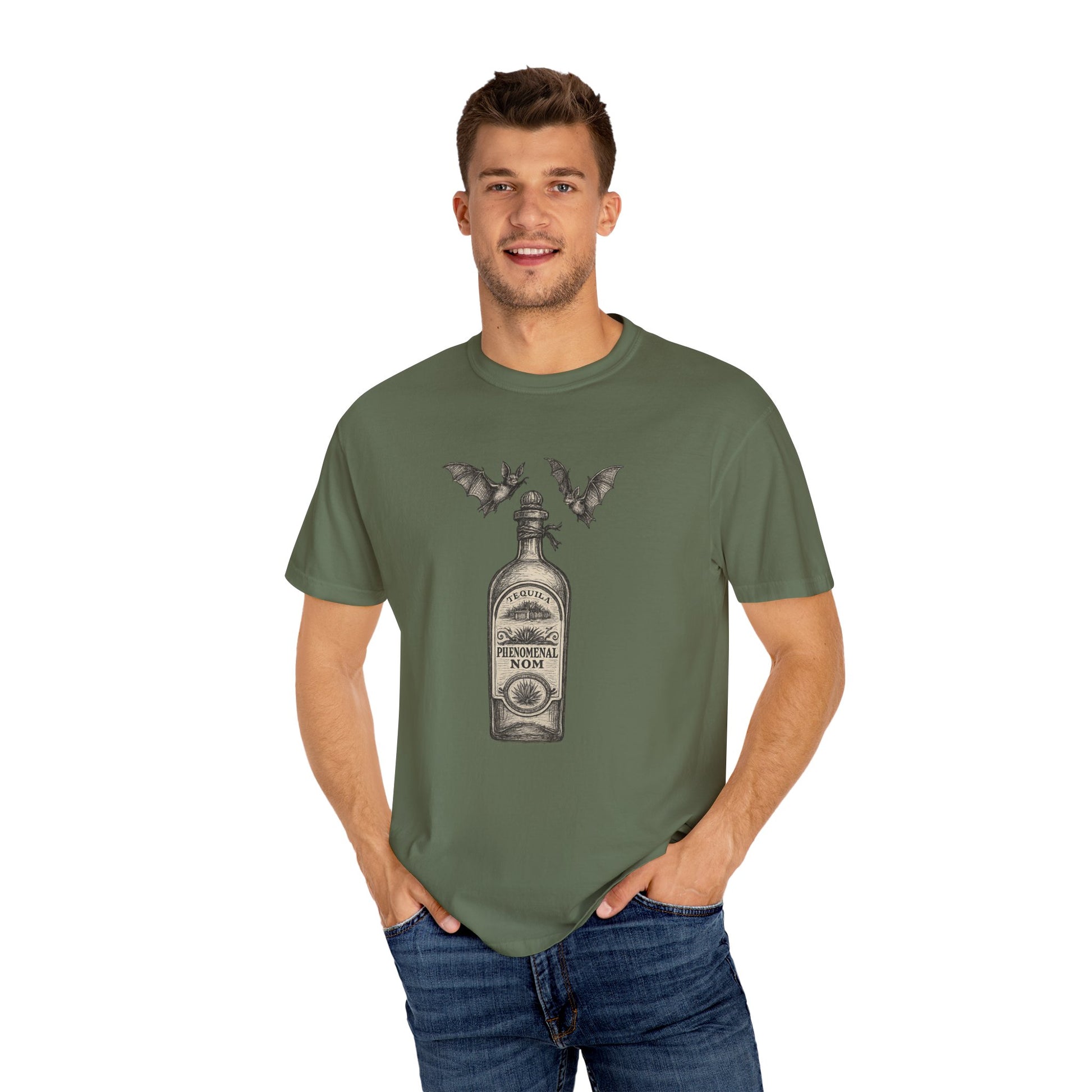 P NOM fort bottle with bats
