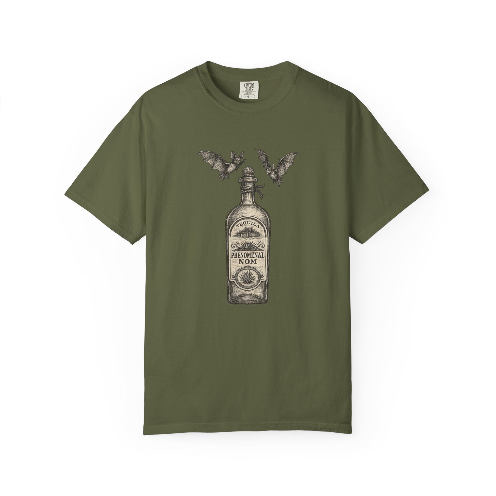 P NOM fort bottle with bats